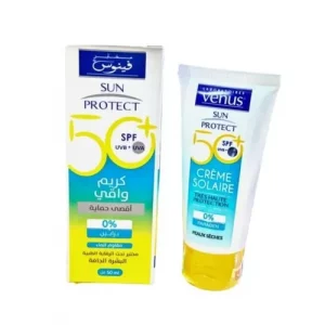 VENUS SUN PROTECT Crème Solaire SPF50+ Peaux Sèches  50mL