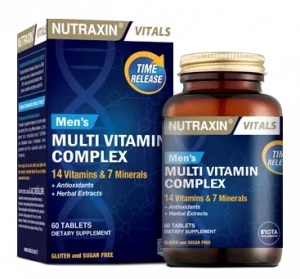 Nutraxin Vitals: complexe multi vitamines pour Hommes