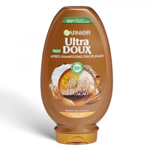 GARNIER ULTRA DOUX Après SHAMPOOING DISCIPLINANT huile de coco et beurre de cacao