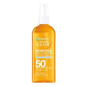 Garnier Ambre Solaire Sensitive Expert+ Huile Protectrice Nutritive SPF50+ 150mL