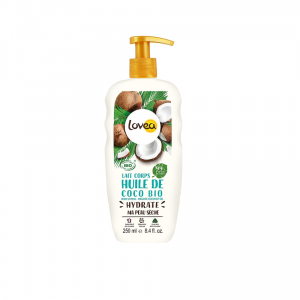 LOVEA Lait à l'huile de noix de coco pour corps  -250ML-
