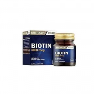 Nutraxin Biotine 5000µg B/30 Comprimés