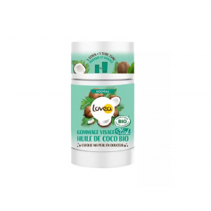 LOVEA Gommage visage bio en stick huile de coco 40g
