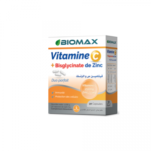 Biomax Vitamine C + Bisglycinate de Zinc