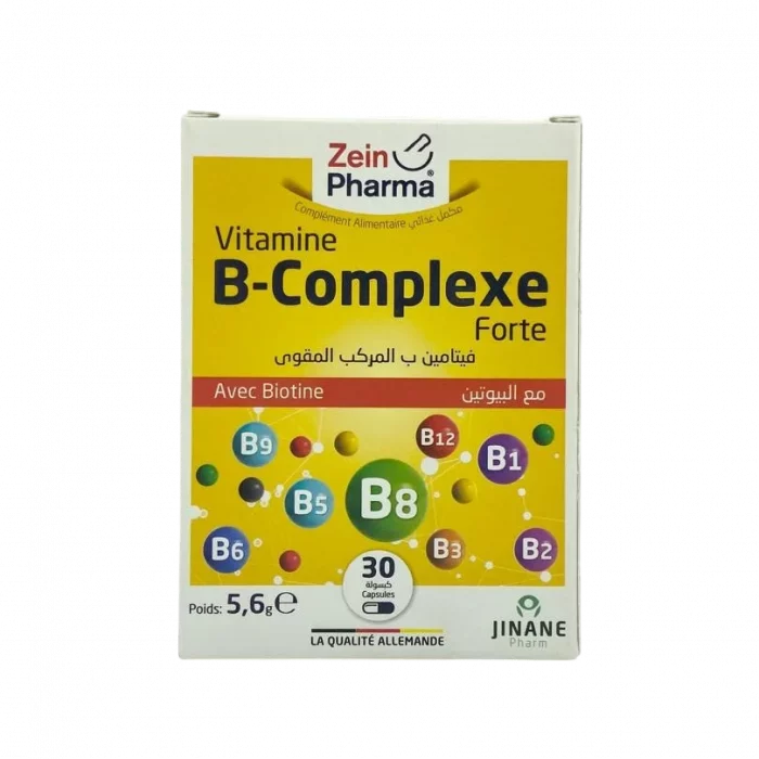 Zein-Pharma-Complexe-B-Avec-Biotine-30-Capsules Zein-Pharma-Complexe-B-Avec-Biotine-30-Capsules