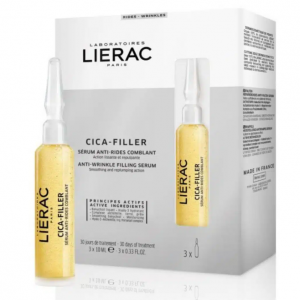 LIERAC Cica-Filler Sérum Anti-Rides Réparateur 3x10mL