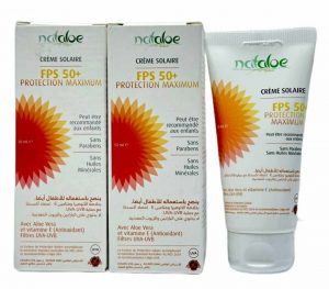 Nataloe Crème Solaire SPF50+ Protection Maximum 50mL