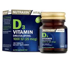 Nutraxin Vitamine D3 1000 UI 120 Comprimés