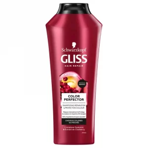 Schwarzkopf - Gliss - Shampoing Color Perfector - Protège l'Intensité de la Couleur - Cheveux colorés/méchés -